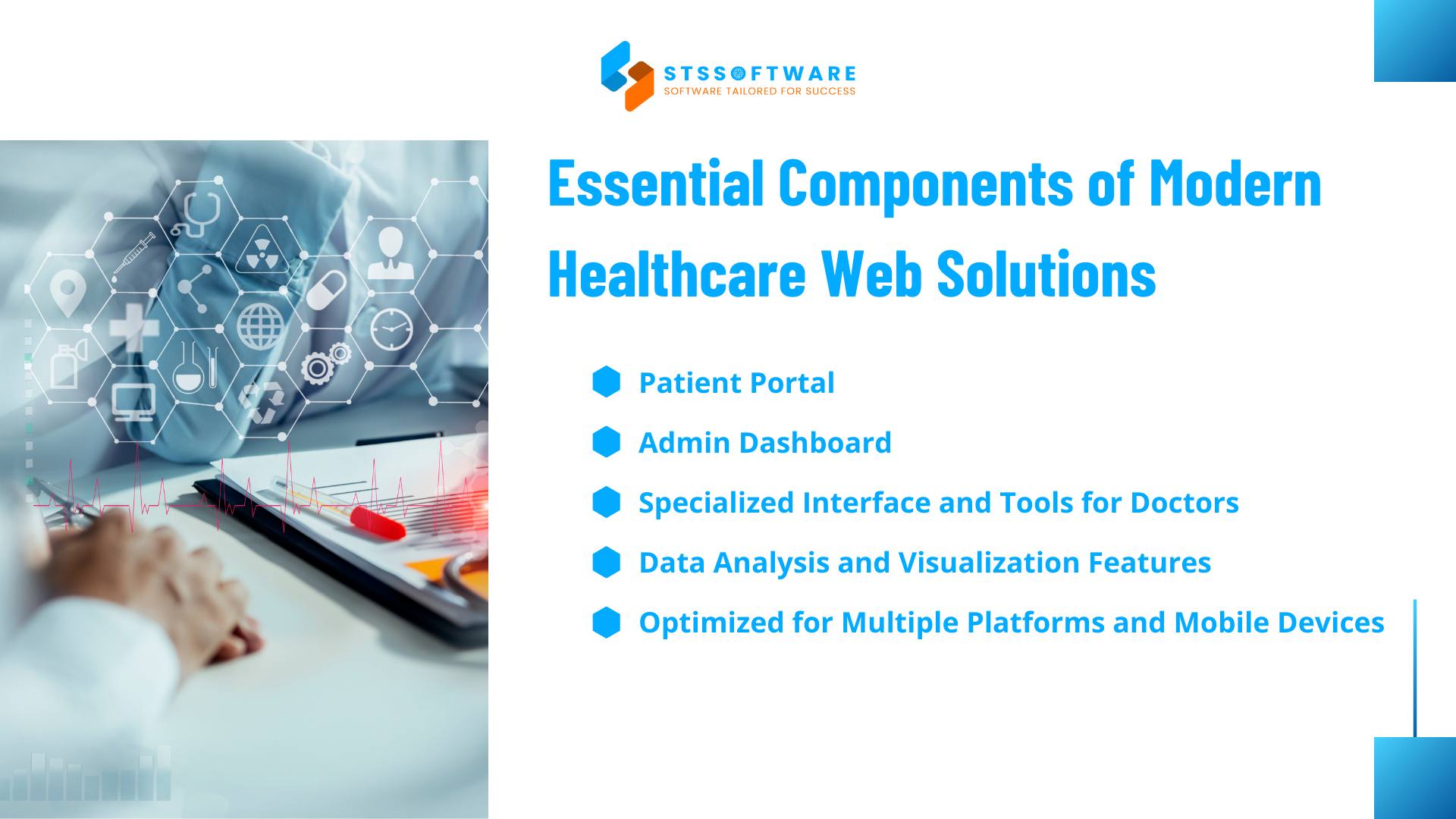 essential components of modern healthcare web solutions