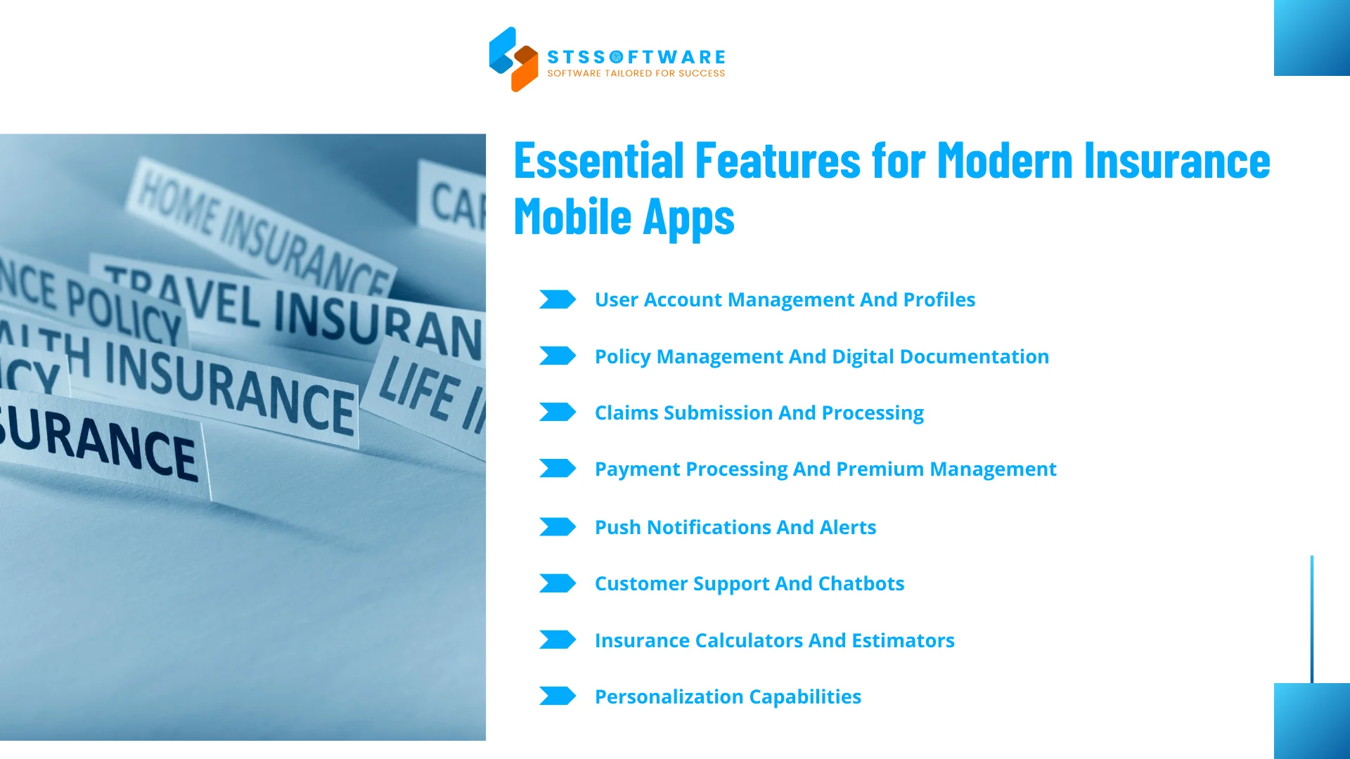 essential features for modern insurance mobile apps