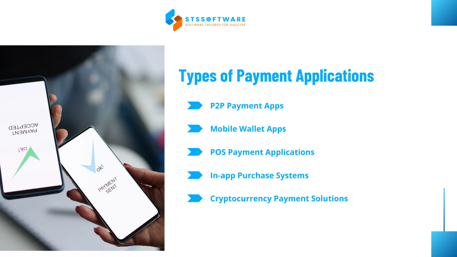 types of payment applications